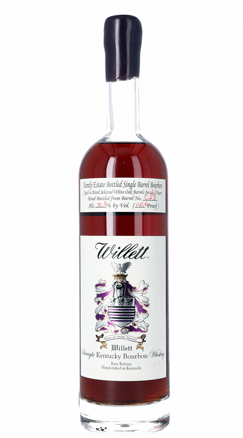 Willett Family Estate 21 Year Old Single Barrel Bourbon #C2D / The Wheated Patriot Red Ink 141.6 Proof