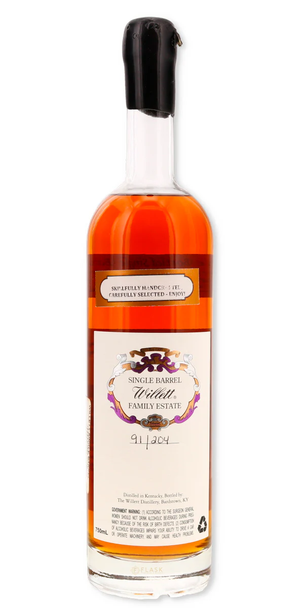 Willett Family Estate 7 Year Old Single Barrel Bourbon #439 / 116.3 Proof Black Wax - Image 3