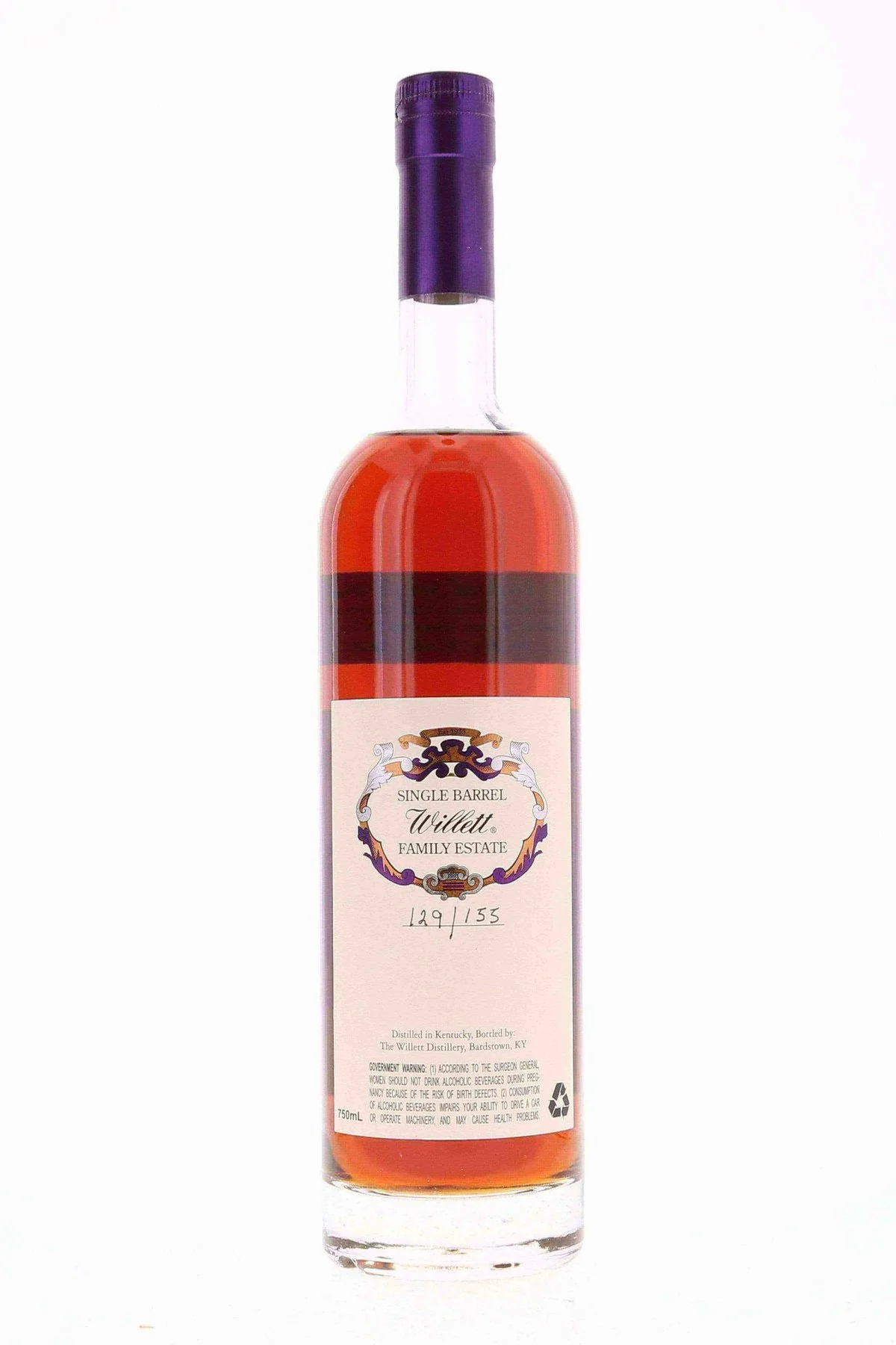 Willett Family Estate Single Barrel Bourbon 10 year #6160 117.2 Proof - Image 2