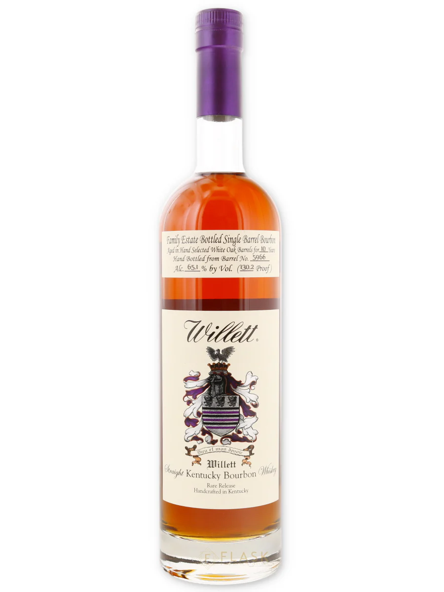 Willett Family Estate Single Barrel Bourbon 10 Year Barrel 5966 Earth 130.2 proof