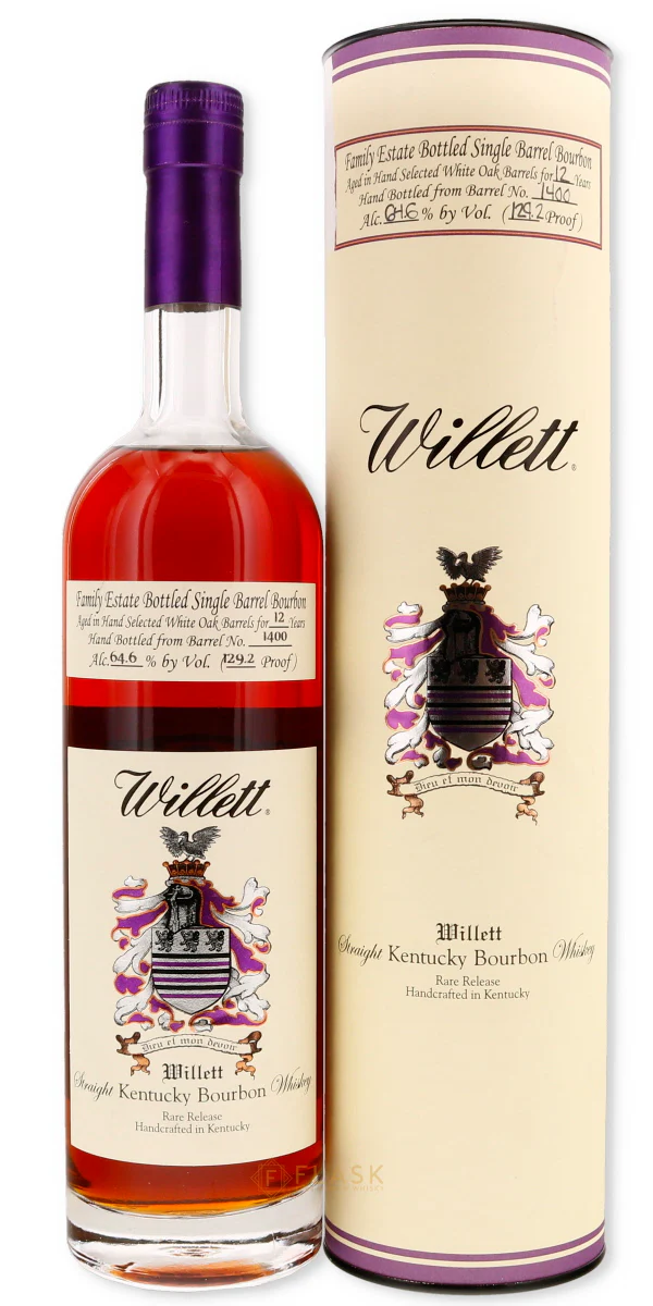 Willett Family Estate 12 Year Old Single Barrel Bourbon #1400 [With Tube]
