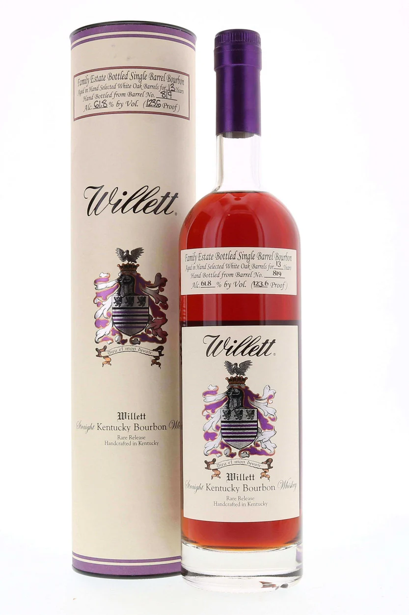 Willett Family Estate Single Barrel Bourbon 13 Year #819 123.6 Proof [With Tube] 750ml