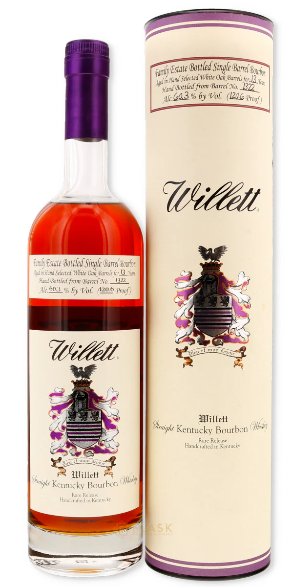 Willett Family Estate 13 Year Old Single Barrel Bourbon #1322 [Kentucky Bourbon Festival 2016 / With Tube]