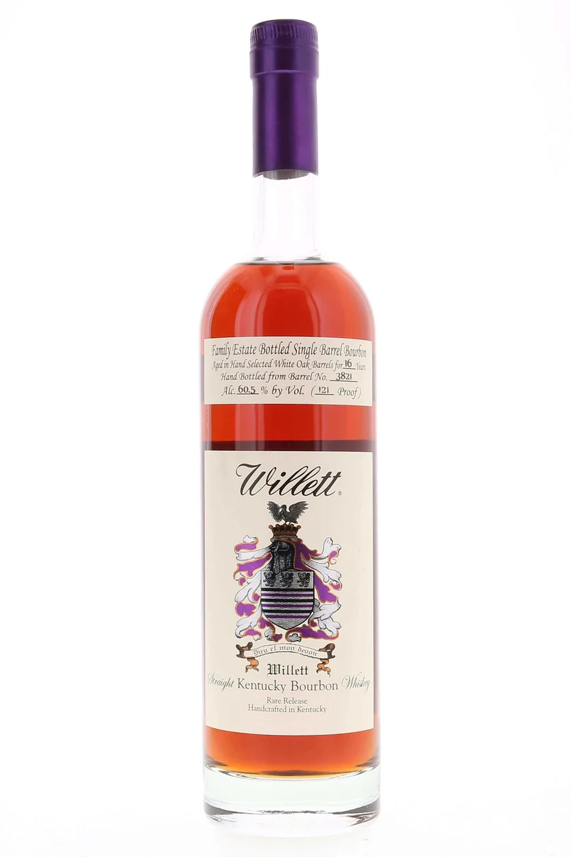 Willett Family Estate Single Barrel Bourbon 16 year #3821 121 Proof Kings Ransom Selection
