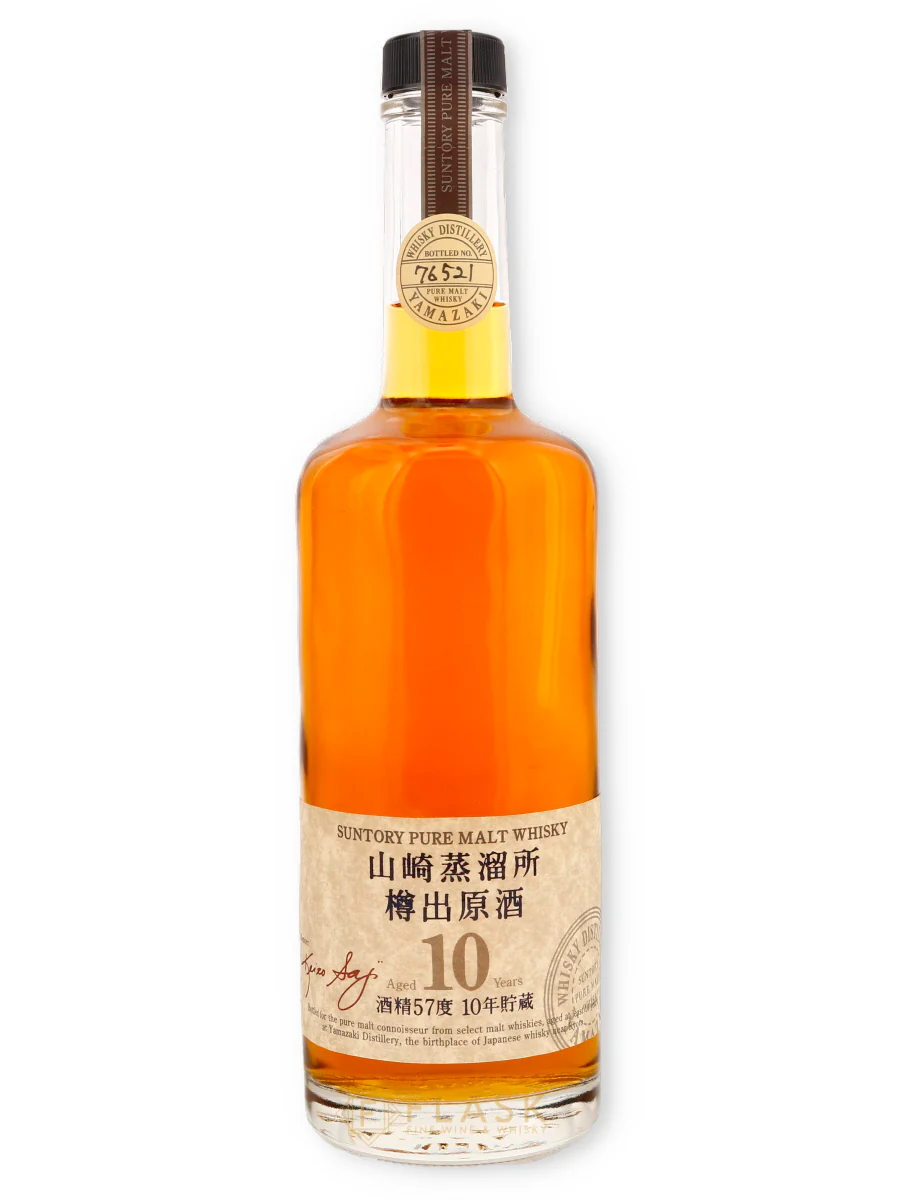 Yamazaki 10 Year Old Cask Strength Keizo Saji Taru-Dashi Genshu Japanese Whisky 57% 600ml / Suntory Pure Malt