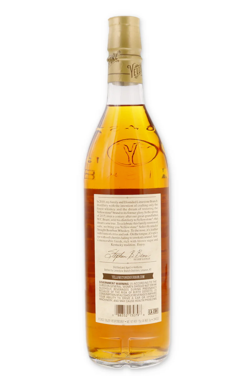 Yellowstone Select Straight Bourbon 750ml - Image 2